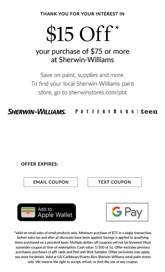 West Elm  Sherwin-Williams